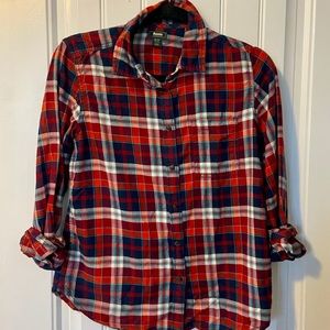 Root’s Plaid Button-Down Shirt - XS
